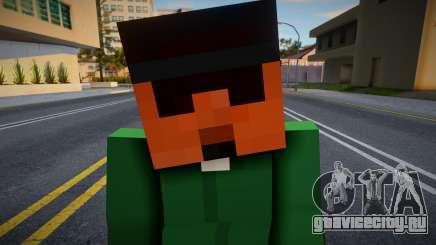 Ryder3 Minecraft Ped для GTA San Andreas