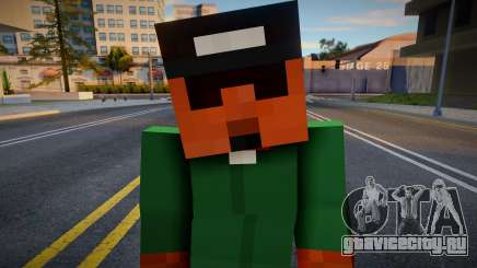 Ryder Minecraft Ped для GTA San Andreas