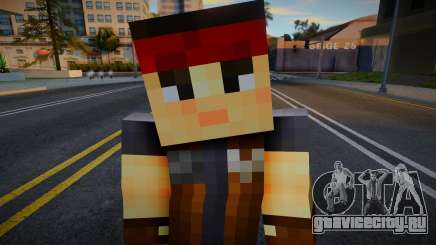 Bikerb Minecraft Ped для GTA San Andreas