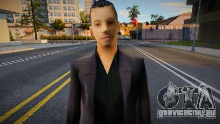 Triboss Upscaled Ped для GTA San Andreas
