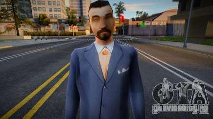 Mafboss Upscaled Ped для GTA San Andreas