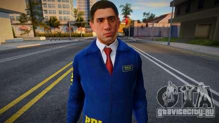 New FBI skin v1 для GTA San Andreas