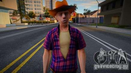 Cwmyfr Upscaled Ped для GTA San Andreas