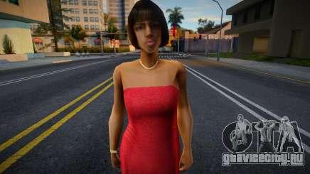 Hfyri Upscaled Ped для GTA San Andreas