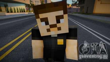 Sfpd1 Minecraft Ped для GTA San Andreas