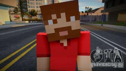 Wmost Minecraft Ped для GTA San Andreas