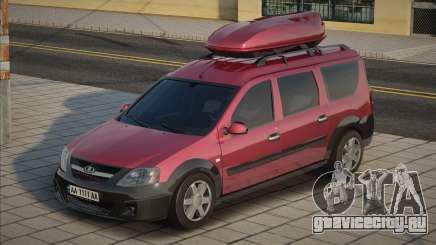 Lada Largus [Red] для GTA San Andreas