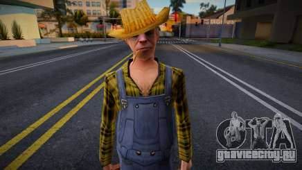 Cwmofr Upscaled Ped для GTA San Andreas