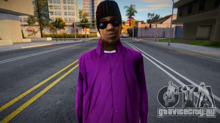 Ballas3 Upscaled Ped для GTA San Andreas
