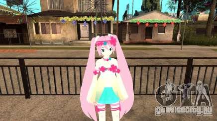 Custom maded Hatsune Miku texture для GTA San Andreas
