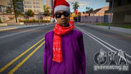 Ballas3 - New Year Skin для GTA San Andreas