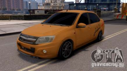 Lada Granta Sport Yellow для GTA 4