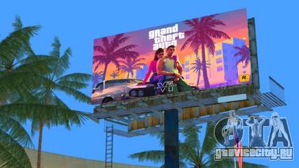 Billboard GTA 6 (GTA VI) для GTA Vice City