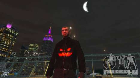 GTA 4 Rotterdam Tower Holiday Lights для GTA 4