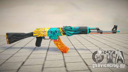 AK-47 Dragons flame для GTA San Andreas