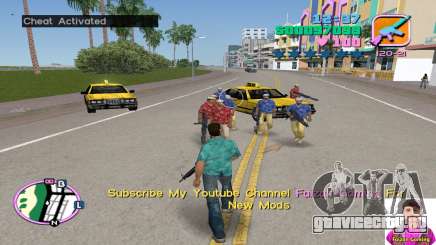 Taxi With Bodyguard для GTA Vice City