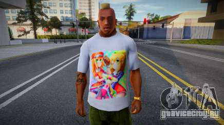 Megamans 3 Rolls T-Shirt для GTA San Andreas