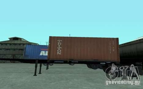 XTRA Container Chassis Trailer 40ft 1988 для GTA San Andreas