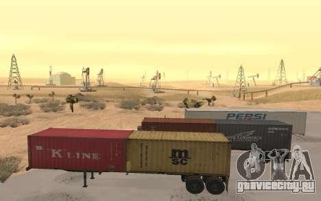 XTRA Container Chassis Trailer 40ft 1988 для GTA San Andreas