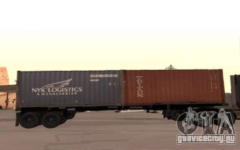 XTRA Container Chassis Trailer 40ft 1988 для GTA San Andreas