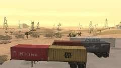 XTRA Container Chassis Trailer 40ft 1988 для GTA San Andreas