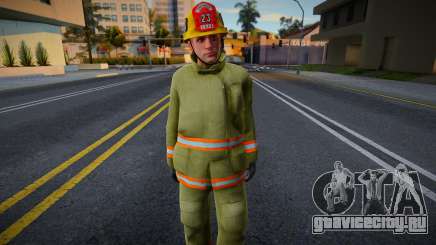 Lafd1 with facial animation для GTA San Andreas