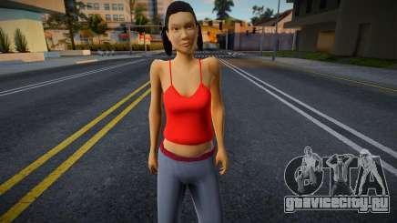 Improved HD Katie Zhan для GTA San Andreas