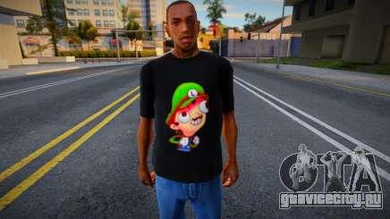 Luigi Meme Shirt для GTA San Andreas