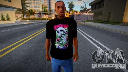 Bullet For My Valentine Skull Red Eyes T-shirt для GTA San Andreas