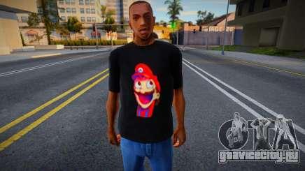 Mario Meme Shirt для GTA San Andreas