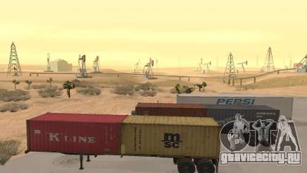 XTRA Container Chassis Trailer 40ft 1988 для GTA San Andreas