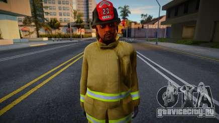 Lvfd1 HD with facial animation для GTA San Andreas