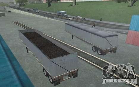 Jet double hopper bottom grain trailer 1990 для GTA San Andreas