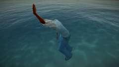 Теперь CJ тонет в воде для GTA San Andreas