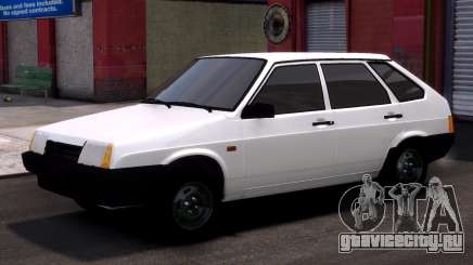 ВАЗ 2109 Сток Белая для GTA 4