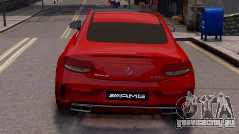 Mercedes-Benz C63 AMG Coupe 2017 для GTA 4