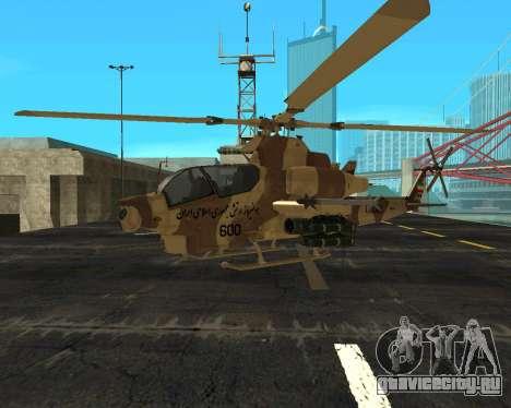 Iranian bell  AH-1 cobra desert camo - IRIAA для GTA San Andreas