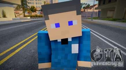 Minecraft Ped FBI для GTA San Andreas