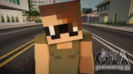 Minecraft Ped Dwfylc1 для GTA San Andreas