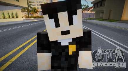 Minecraft Ped Lapd1 для GTA San Andreas